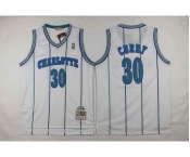 nba new orleans hornets #30 curry white(stripe)[curry]