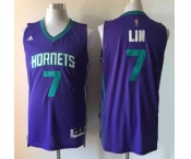 nba new orleans hornets #7 lin purple