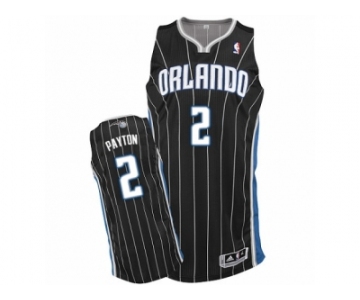 Men Adidas Orlando Magic #2 Elfrid Payton Authentic Black Alternate NBA Jersey