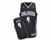 Men Adidas Orlando Magic #4 Arron Afflalo Swingman Black Alternate NBA Jersey