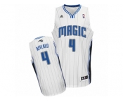 Men Adidas Orlando Magic #4 Arron Afflalo Swingman White Home NBA Jersey