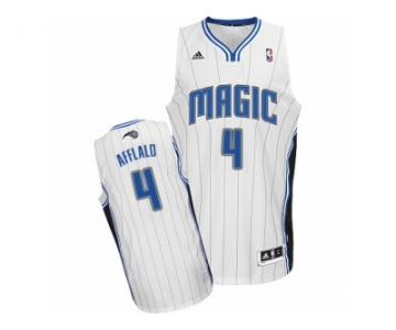 Men Adidas Orlando Magic #4 Arron Afflalo Swingman White Home NBA Jersey