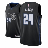 Men NBA 2018-19 Orlando Magic #24 Khem Birch City Edition Black Jersey