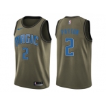 Men Nike Orlando Magic #2 Elfrid Payton Green Salute to Service NBA Swingman Jersey