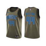 Men Nike Orlando Magic #44 Jason Williams Green Salute to Service NBA Swingman Jersey