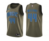 Men Nike Orlando Magic #44 Jason Williams Green Salute to Service NBA Swingman Jersey