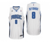 Men Orlando Magic #8 Bismack Biyombo Home White New Swingman Jersey