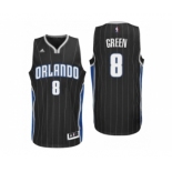 Men Orlando Magic #8 Jeff Green Alternate Black New Swingman Jersey