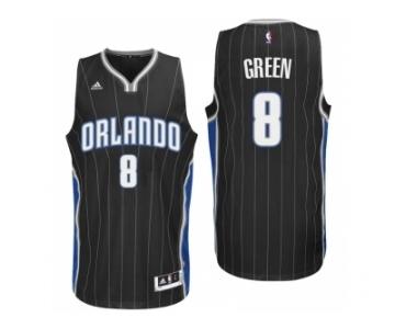 Men Orlando Magic #8 Jeff Green Alternate Black New Swingman Jersey