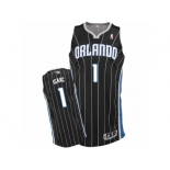 Men's Adidas Orlando Magic #1 Jonathan Isaac Authentic Black Alternate NBA Jersey