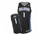 Men's Adidas Orlando Magic #1 Jonathan Isaac Authentic Black Alternate NBA Jersey