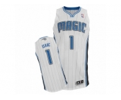 Men's Adidas Orlando Magic #1 Jonathan Isaac Authentic White Home NBA Jersey