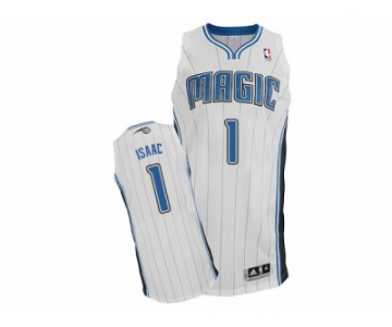 Men's Adidas Orlando Magic #1 Jonathan Isaac Authentic White Home NBA Jersey