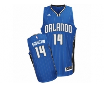 Men's Adidas Orlando Magic #14 D.J. Augustin Swingman Royal Blue Road NBA Jersey