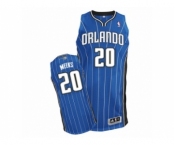 Men's Adidas Orlando Magic #20 Jodie Meeks Authentic Royal Blue Road NBA Jersey