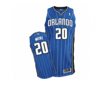 Men's Adidas Orlando Magic #20 Jodie Meeks Authentic Royal Blue Road NBA Jersey