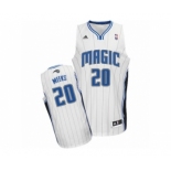 Men's Adidas Orlando Magic #20 Jodie Meeks Swingman White Home NBA Jersey