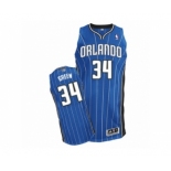 Men's Adidas Orlando Magic #34 Jeff Green Authentic Royal Blue Road NBA Jersey