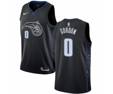 Men's Nike Orlando Magic #0 Aaron Gordon Swingman Black NBA Jersey - City Edition