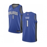 Men's Nike Orlando Magic #1 Jonathan Isaac Swingman Royal Blue Road NBA Jersey - Icon Edition