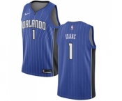 Men's Nike Orlando Magic #1 Jonathan Isaac Swingman Royal Blue Road NBA Jersey - Icon Edition