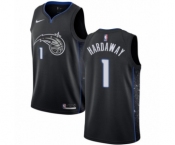 Men's Nike Orlando Magic #1 Penny Hardaway Authentic Black NBA Jersey - City Edition