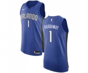 Men's Nike Orlando Magic #1 Penny Hardaway Authentic Royal Blue Road NBA Jersey - Icon Edition