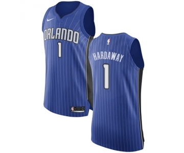 Men's Nike Orlando Magic #1 Penny Hardaway Authentic Royal Blue Road NBA Jersey - Icon Edition