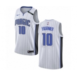 Men's Nike Orlando Magic #10 Evan Fournier Swingman NBA Jersey - Association Edition