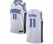 Men's Nike Orlando Magic #11 Bismack Biyombo Swingman NBA Jersey - Association Edition