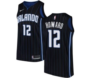 Men's Nike Orlando Magic #12 Dwight Howard Swingman Black Alternate NBA Jersey Statement Edition