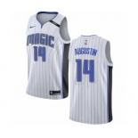 Men's Nike Orlando Magic #14 D.J. Augustin Swingman NBA Jersey - Association Edition