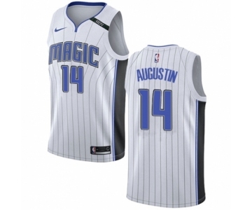 Men's Nike Orlando Magic #14 D.J. Augustin Swingman NBA Jersey - Association Edition