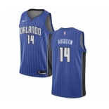 Men's Nike Orlando Magic #14 D.J. Augustin Swingman Royal Blue Road NBA Jersey - Icon Edition