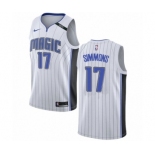 Men's Nike Orlando Magic #17 Jonathon Simmons Swingman NBA Jersey - Association Edition