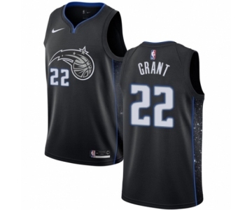 Men's Nike Orlando Magic #22 Jerian Grant Swingman Black NBA Jersey - City Edition