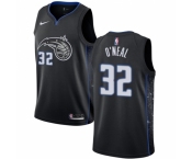 Men's Nike Orlando Magic #32 Shaquille O Neal Swingman Black NBA Jersey - City Edition