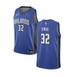 Men's Nike Orlando Magic #32 Shaquille O'Neal Swingman Royal Blue Road NBA Jersey - Icon Edition