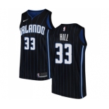 Men's Nike Orlando Magic #33 Grant Hill Swingman Black Alternate NBA Jersey Statement Edition