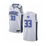 Men's Nike Orlando Magic #33 Grant Hill Swingman NBA Jersey - Association Edition