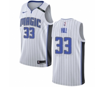 Men's Nike Orlando Magic #33 Grant Hill Swingman NBA Jersey - Association Edition