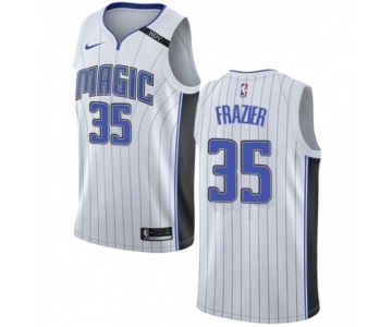 Men's Nike Orlando Magic #35 Melvin Frazier Authentic White NBA Jersey - Association Edition