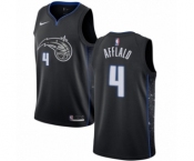 Men's Nike Orlando Magic #4 Arron Afflalo Swingman Black NBA Jersey - City Edition