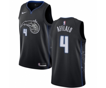 Men's Nike Orlando Magic #4 Arron Afflalo Swingman Black NBA Jersey - City Edition