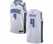 Men's Nike Orlando Magic #4 Arron Afflalo Swingman NBA Jersey - Association Edition