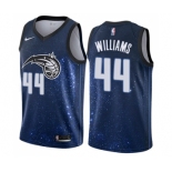 Men's Nike Orlando Magic #44 Jason Williams Swingman Blue NBA Jersey - City Edition