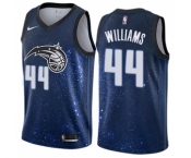 Men's Nike Orlando Magic #44 Jason Williams Swingman Blue NBA Jersey - City Edition