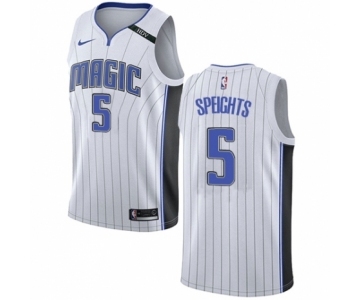 Men's Nike Orlando Magic #5 Marreese Speights Swingman NBA Jersey - Association Edition