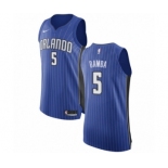 Men's Nike Orlando Magic #5 Mohamed Bamba Authentic Royal Blue NBA Jersey - Icon Edition