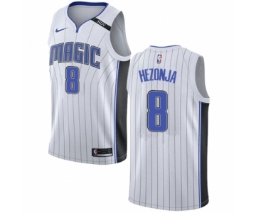 Men's Nike Orlando Magic #8 Mario Hezonja Swingman NBA Jersey - Association Edition